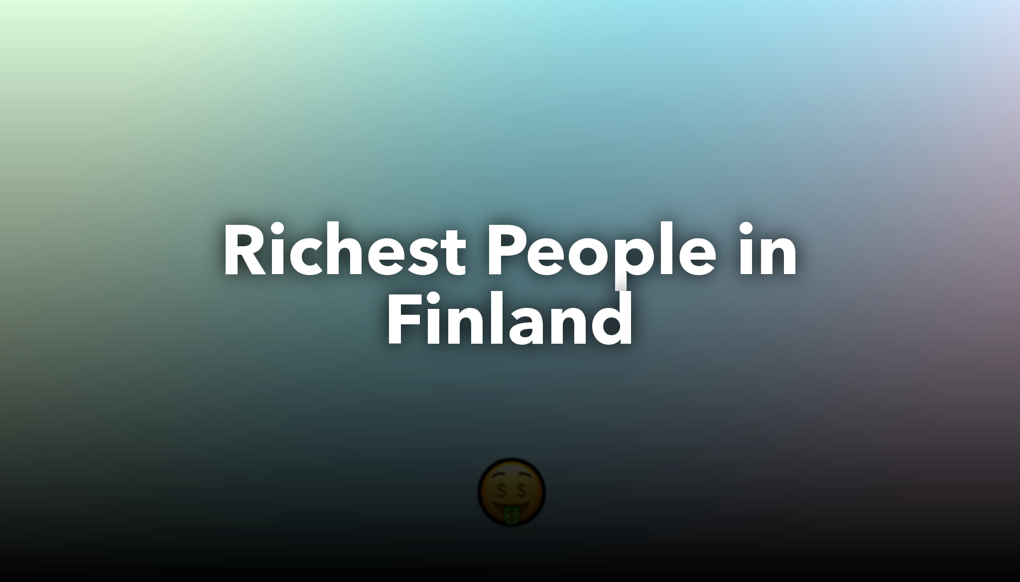 Richest People in Finland nichesss